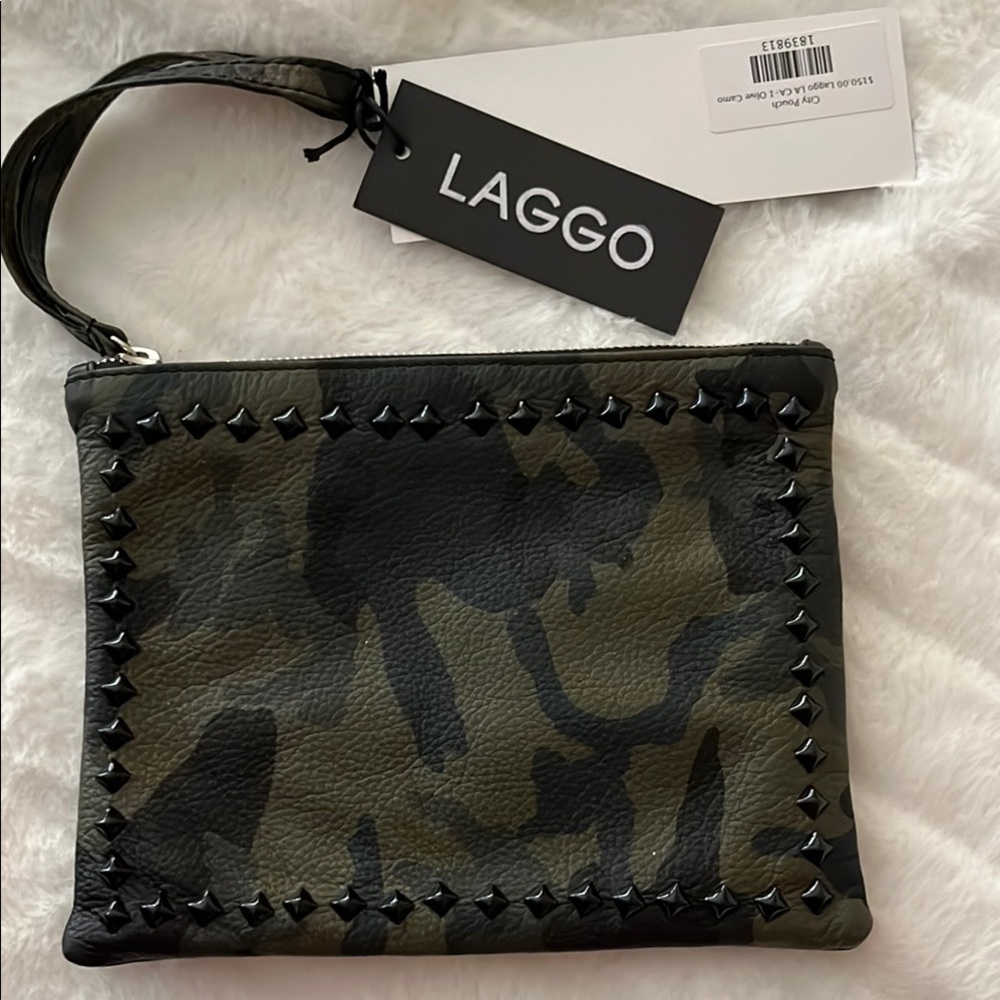 Laggo Camouflage Wristlet with Studs